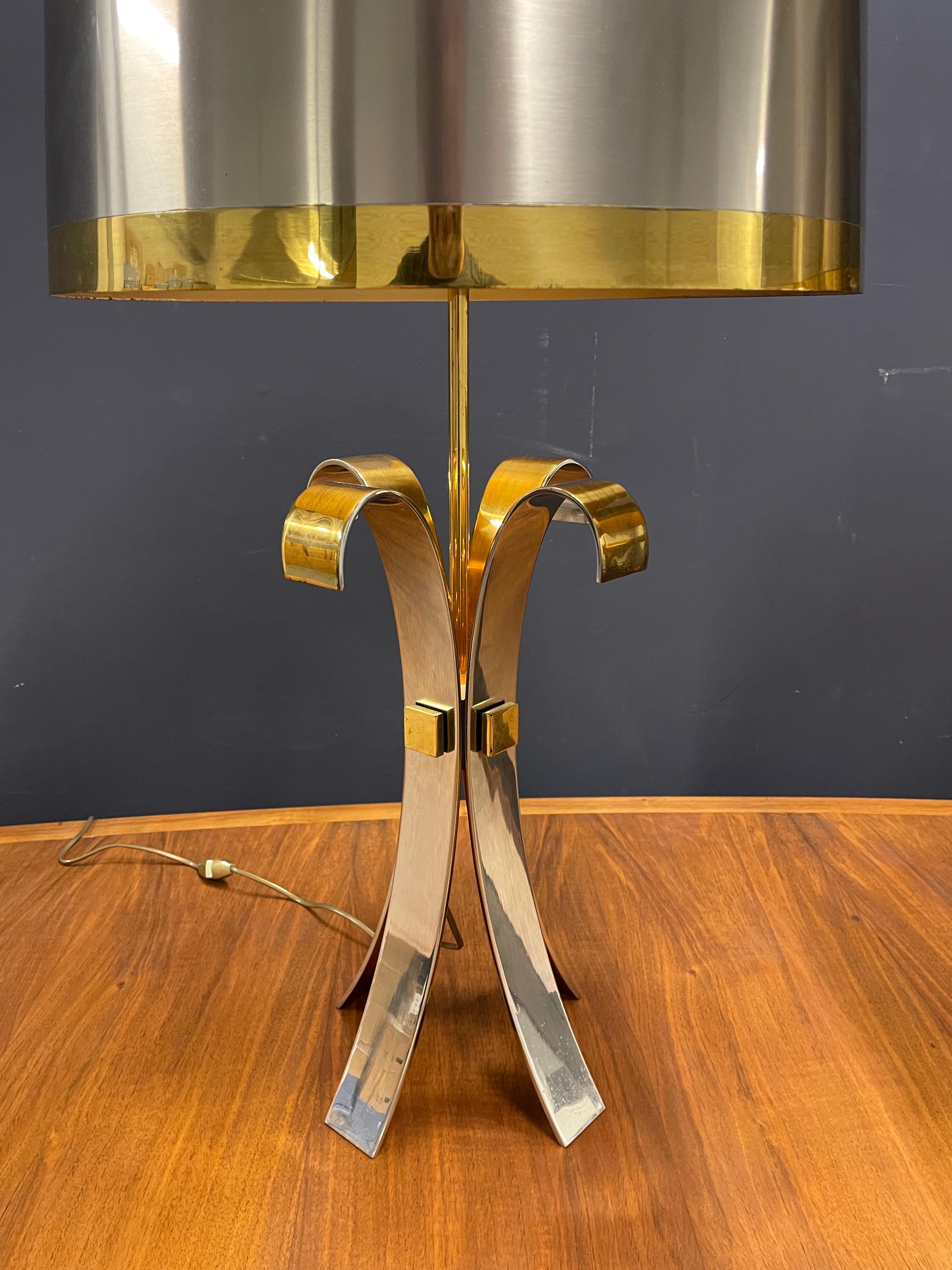 Exciting Set of Two Maison Charles Table Lamps / Mod, Corolle For Sale 4