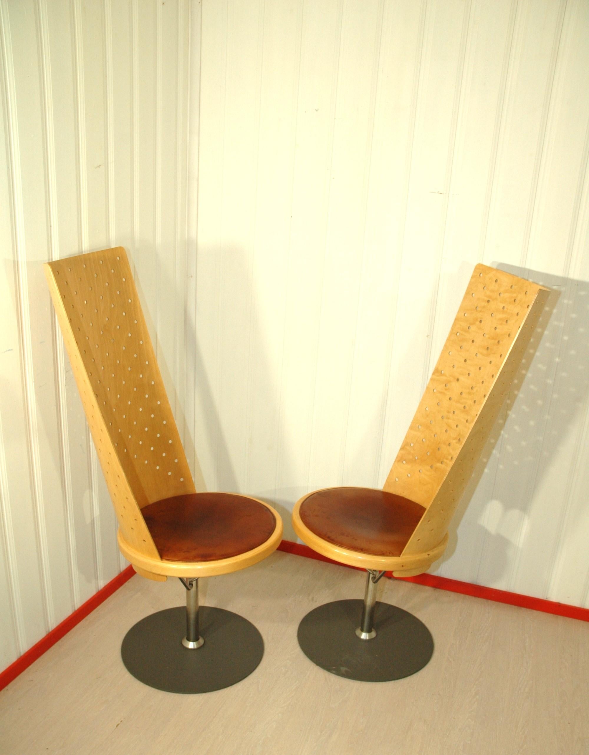 Scandinave moderne Am designs suédois de Börge Lindau - Chaise longue en set de 4 en vente