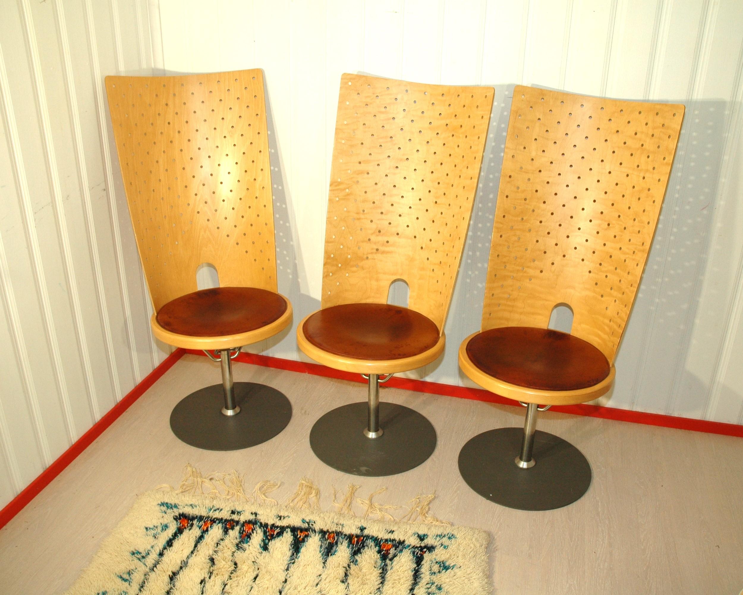 Scandinavian Modern Exciting Swedish design by Börge Lindau - Lounge chair in set of 4 For Sale