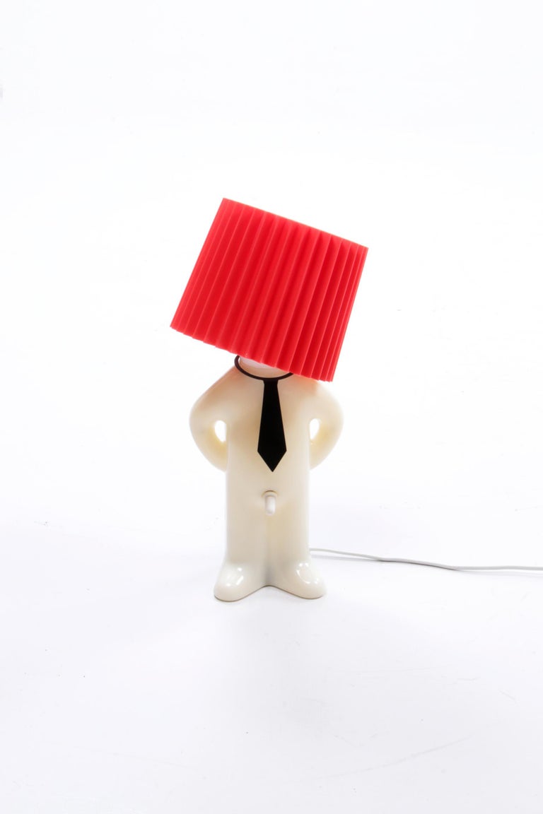 Exciting Table Lamp by Mister Pee with Switch, 1970 Denmark at 1stDibs