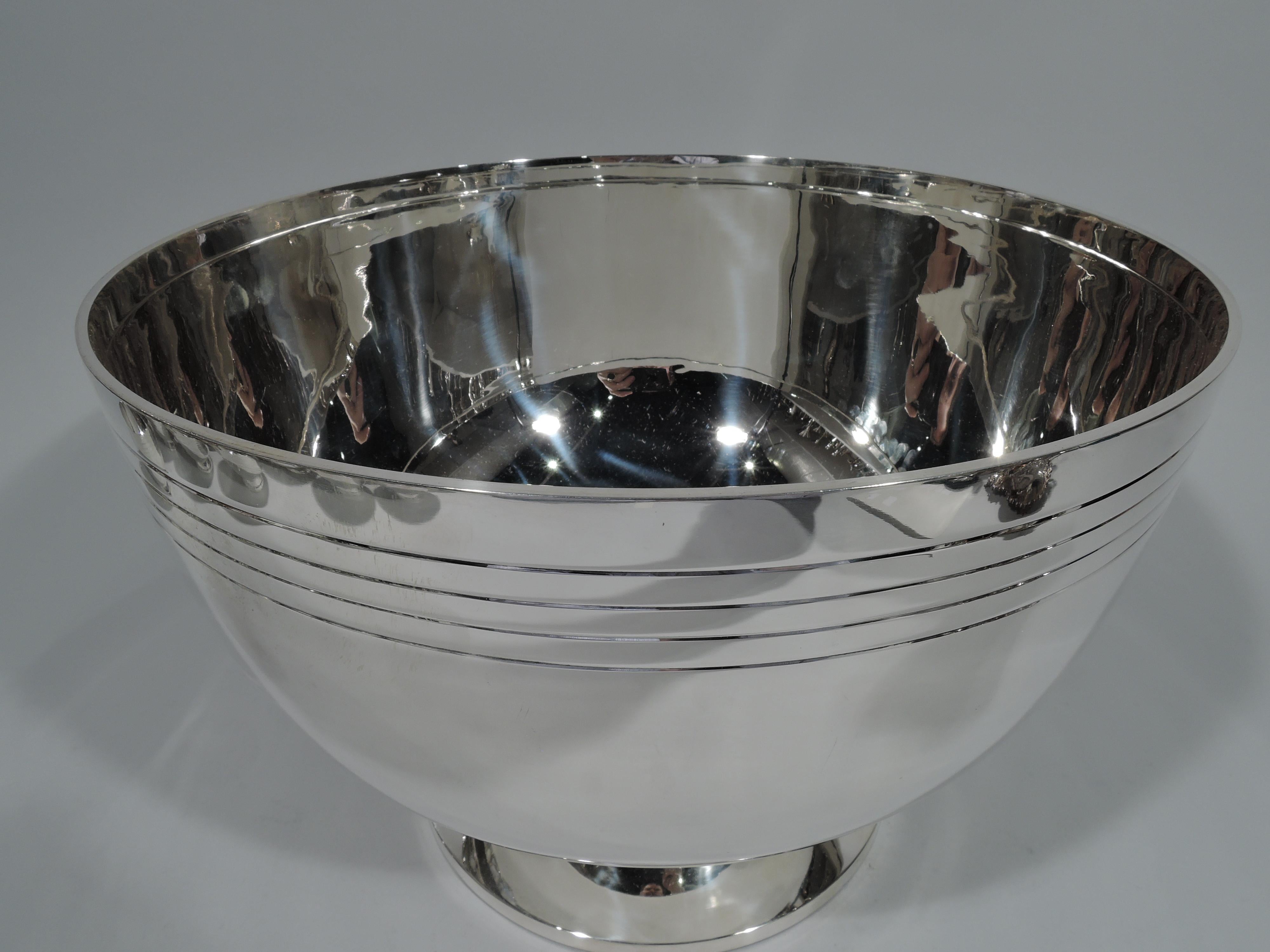 sterling punch bowl