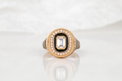 Exclusive 925 Sterling Silver Enamel Ring: Handmade Jewelry with a Distinctive D