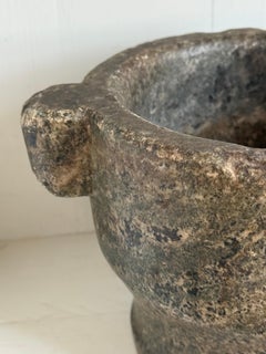 Exclusive 18th C Green Italian Marble Mortar