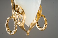 Esclusiva lampada da soffitto Art Deco, Vienna, anni '20 circa