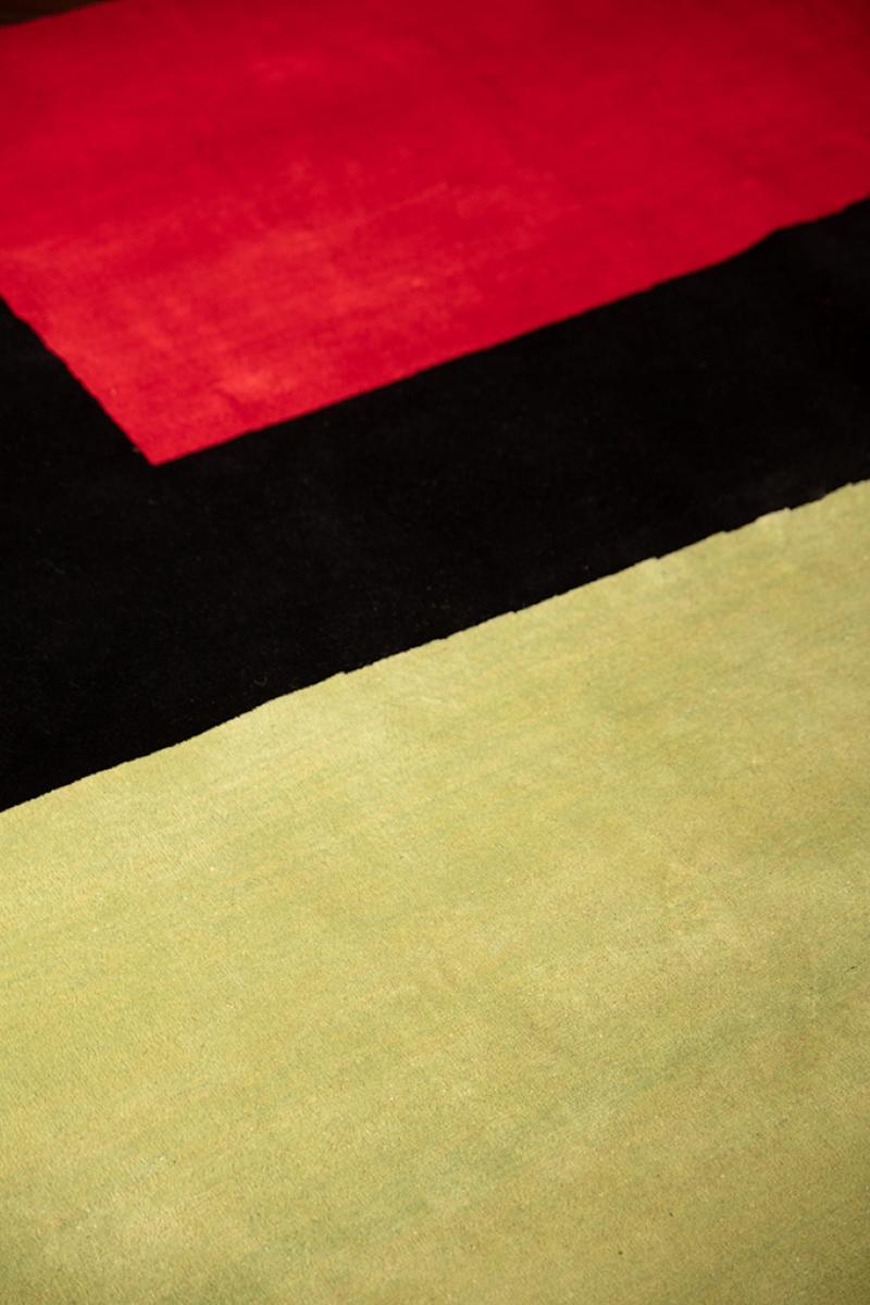 Moderne Ellen Richman Design n° 1 - Tapis artistique en laine française en vente