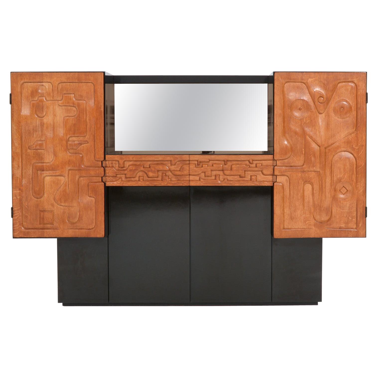 Exclusive Bar Cabinet by Paul Ghekiere, 1982