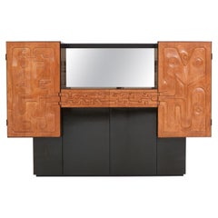 Exclusive Bar Cabinet by Paul Ghekiere, 1982