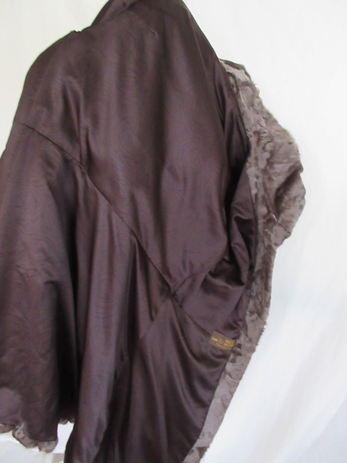 Exclusive Broadtail Fur Coat For Sale 4