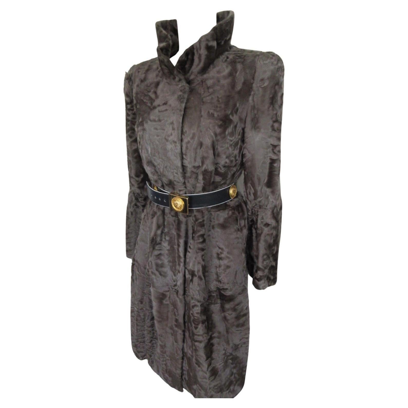Exclusive Broadtail Fur Coat For Sale