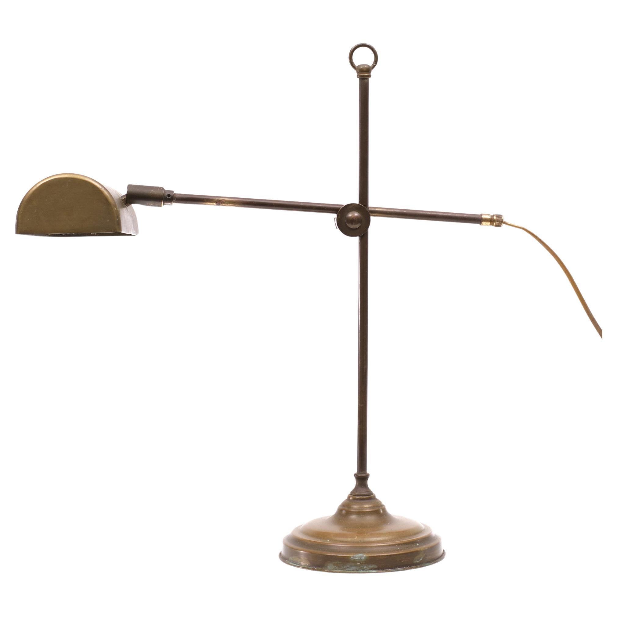Italian Exclusive Bronze Desk Lamp Framon, Italy, 1960s 