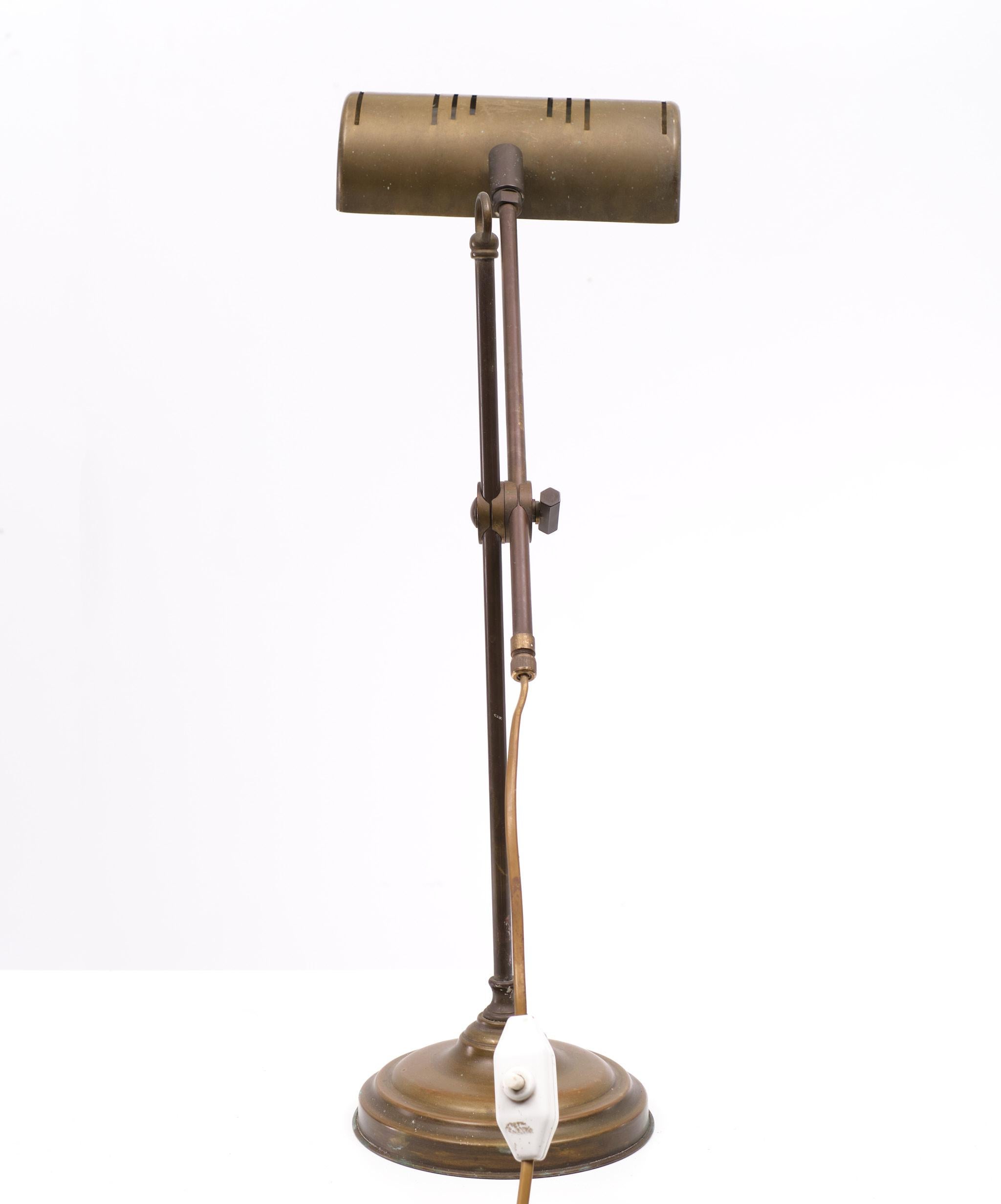 Exclusive Bronze Desk Lamp Framon, Italy, 1960s  3