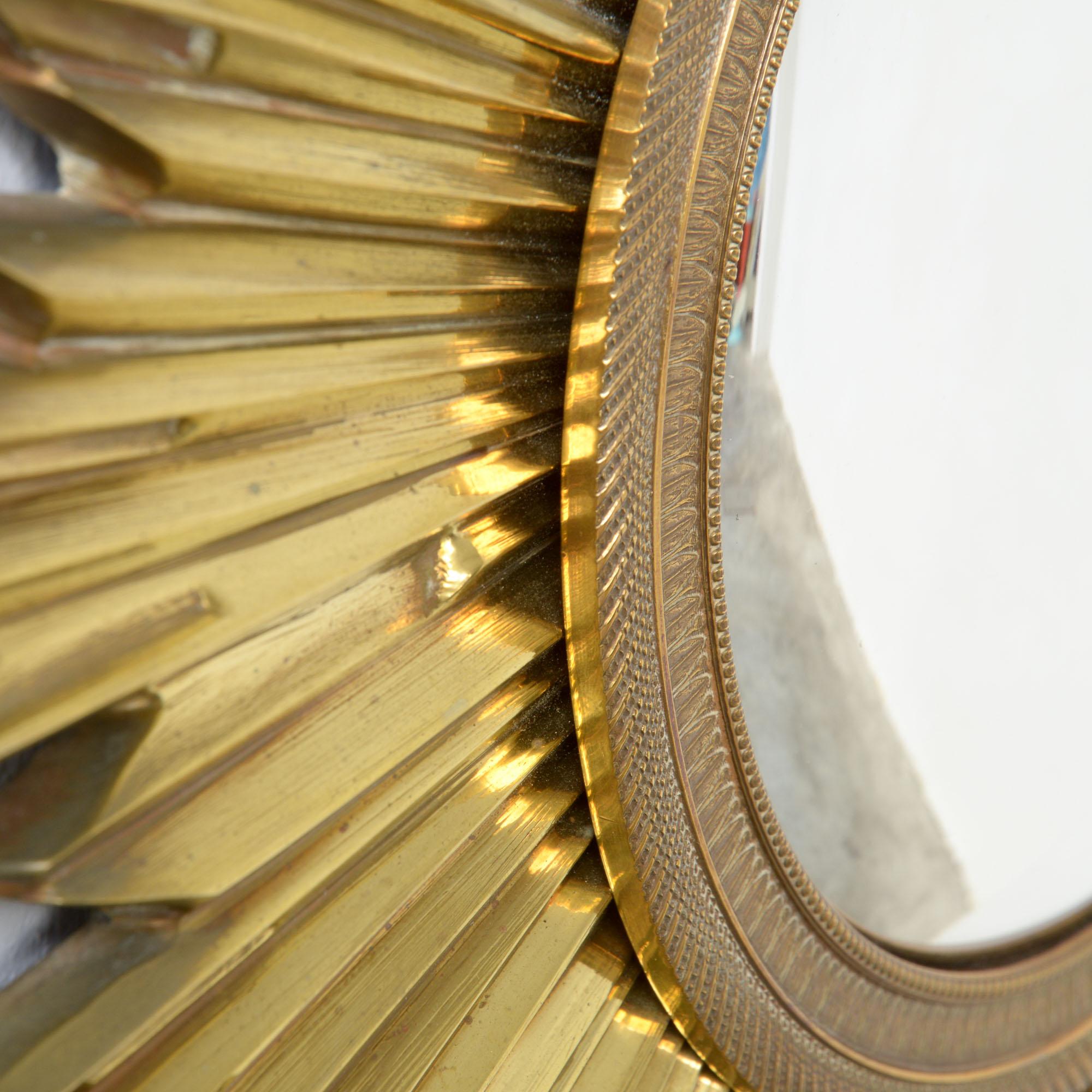 Baroque Revival Exclusive Bronze Sunburst Mirror