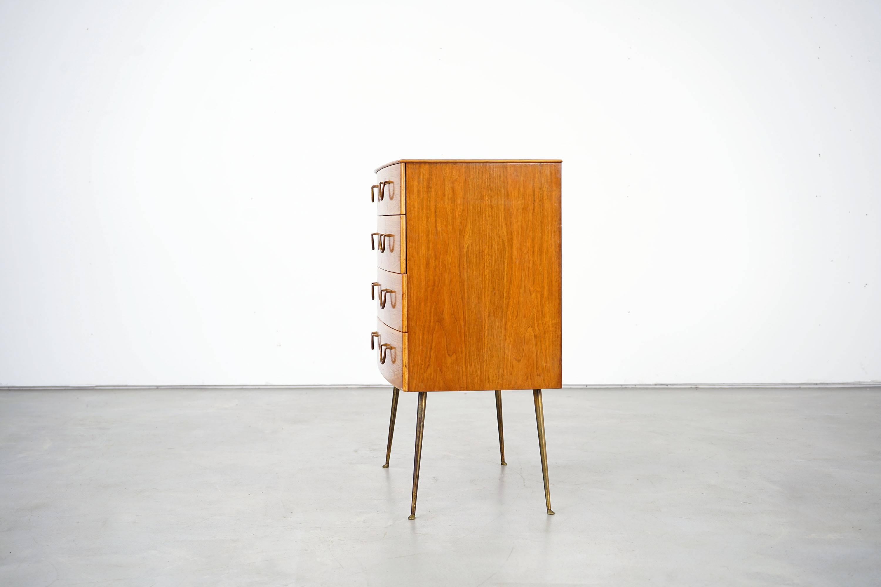 Brass Exclusive Chest of Drawers from the Late 1940s