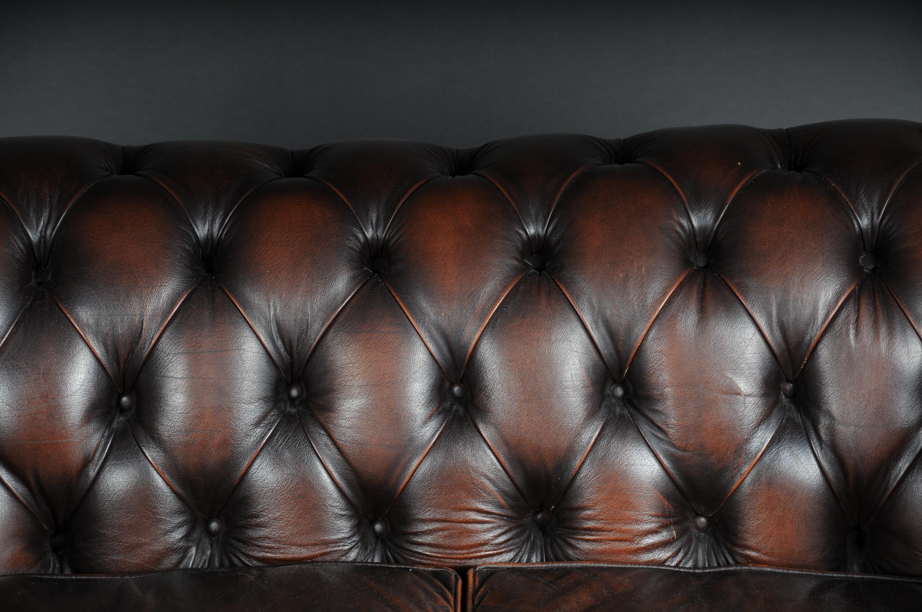 English Exclusive Chesterfield Couch / Sofa, Brown