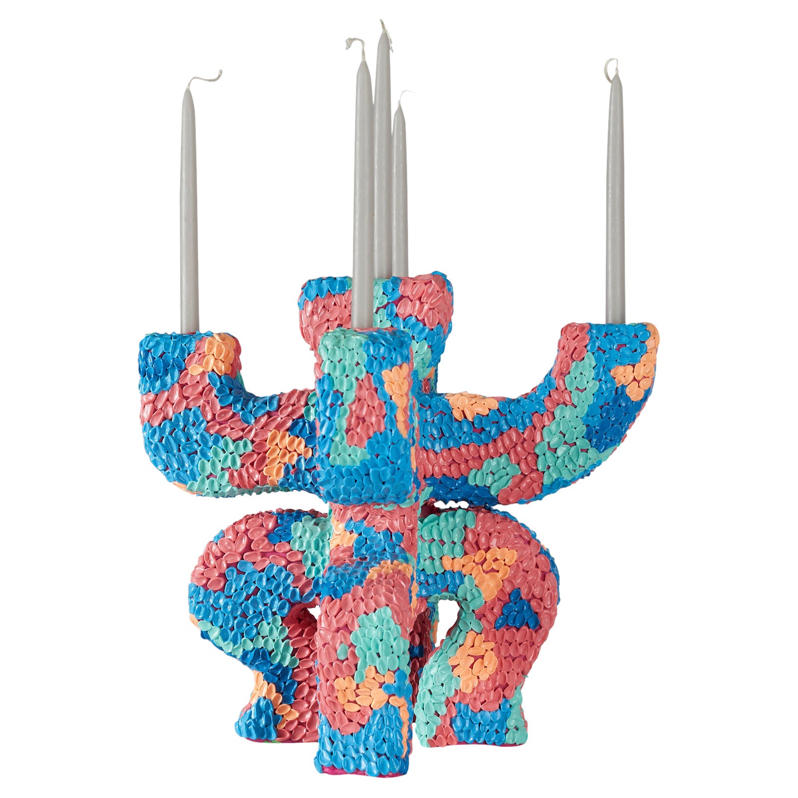 Exclusive Custom Unique Candle Holder by Diego Faivre x Hugo Beheregaray For Sale