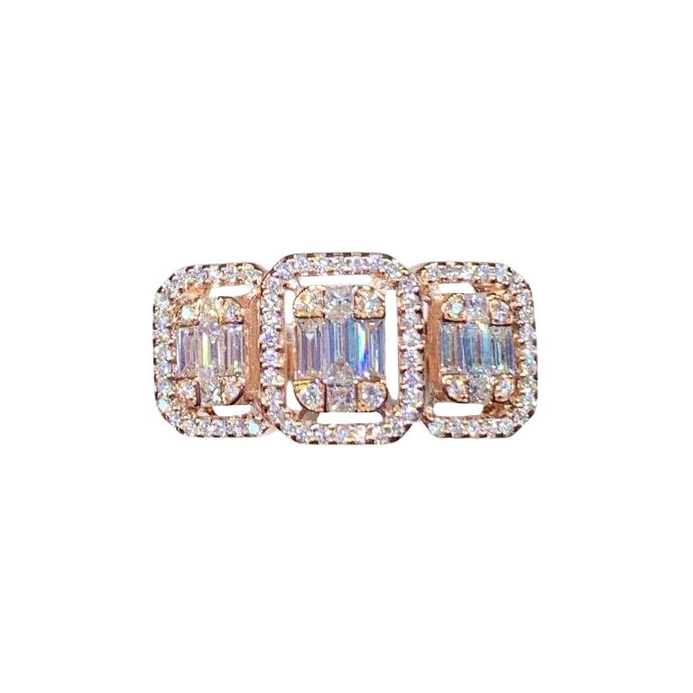 Exclusive Design Fir Este Sorprendente Anillo Con Diamantes