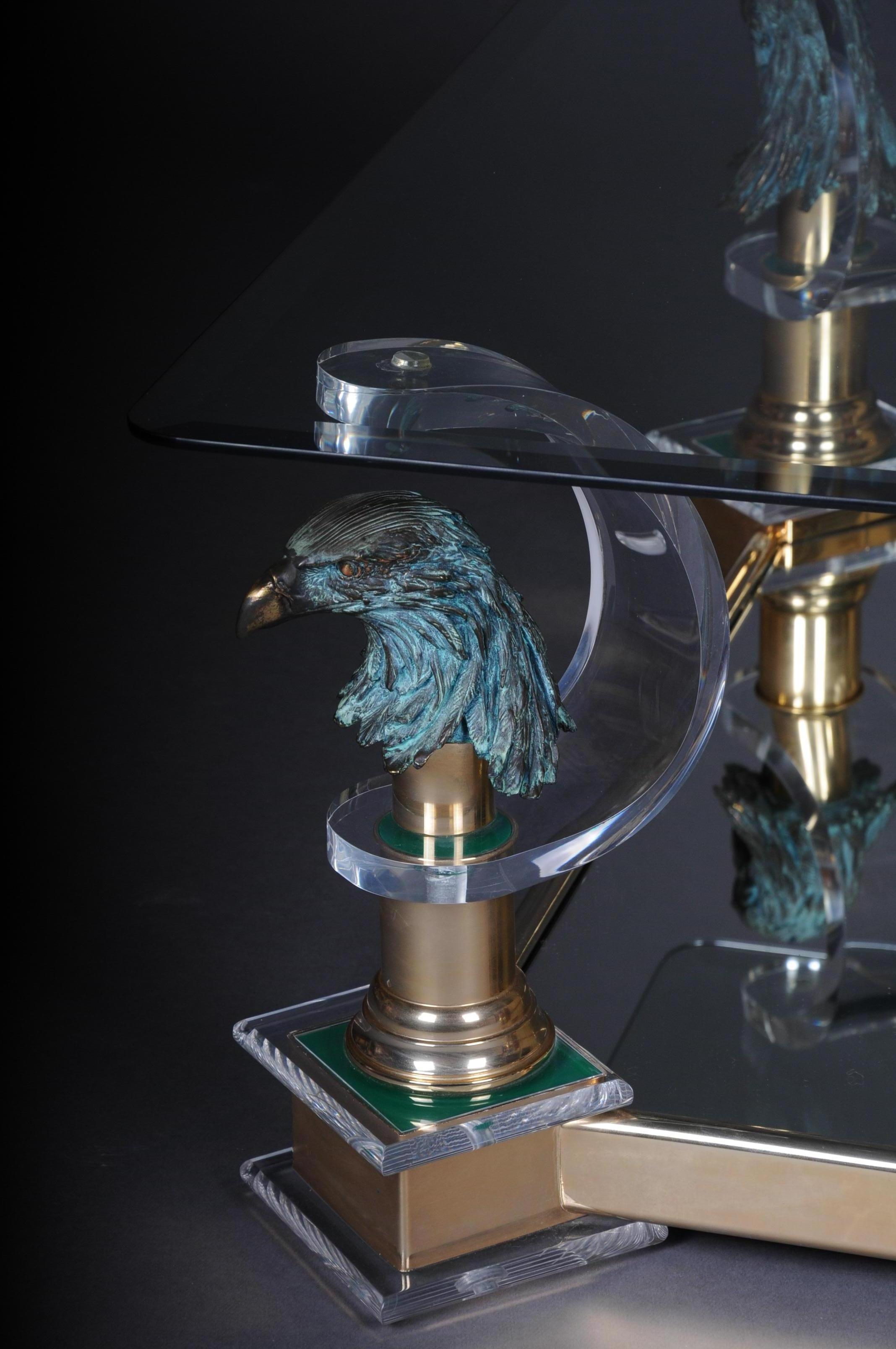 designer couchtisch glas
