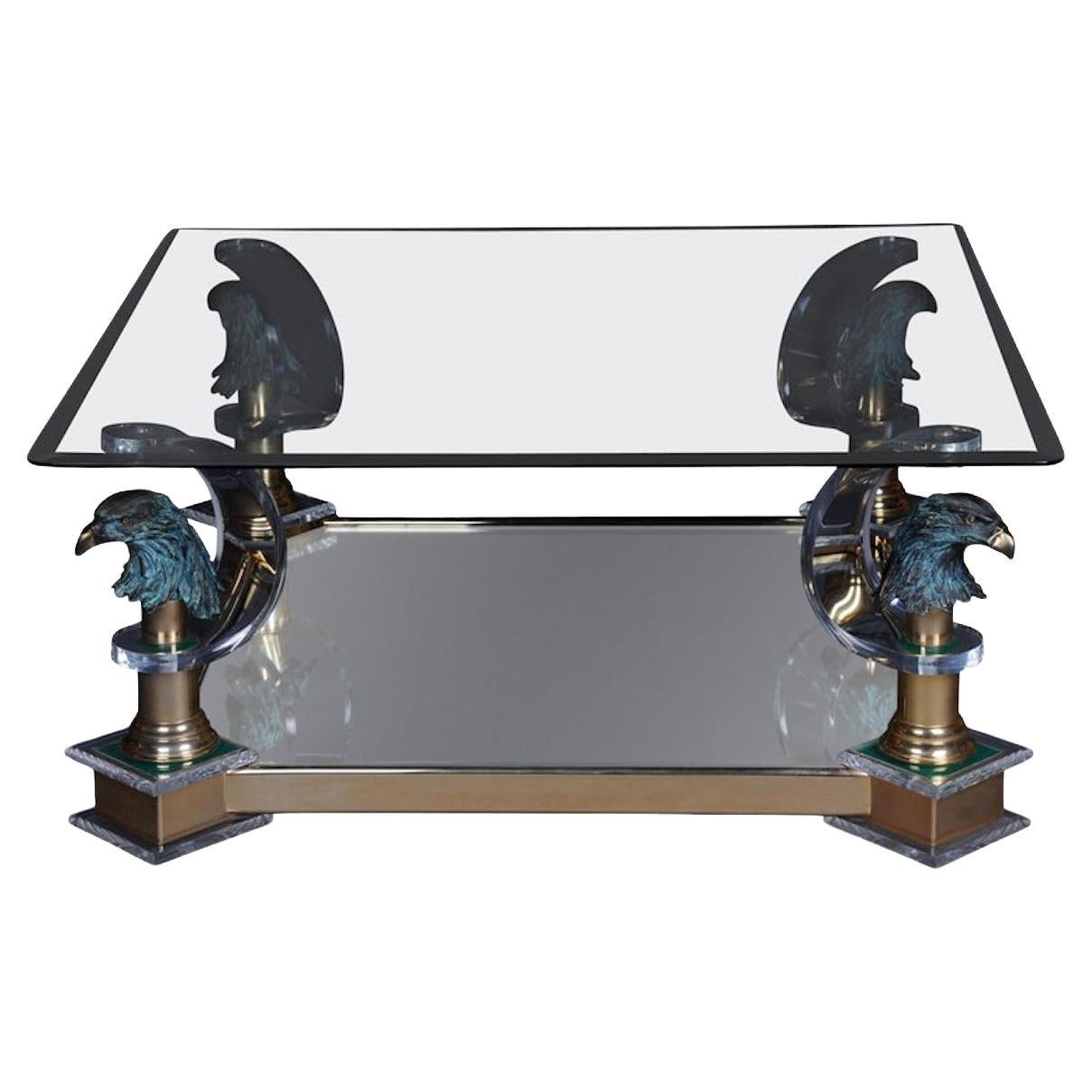 Table basse Exclusive Designer Glass / Acrylique Maison Charles