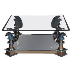 Exclusive Designer Coffee Table Glass / Acrylic Maison Charles