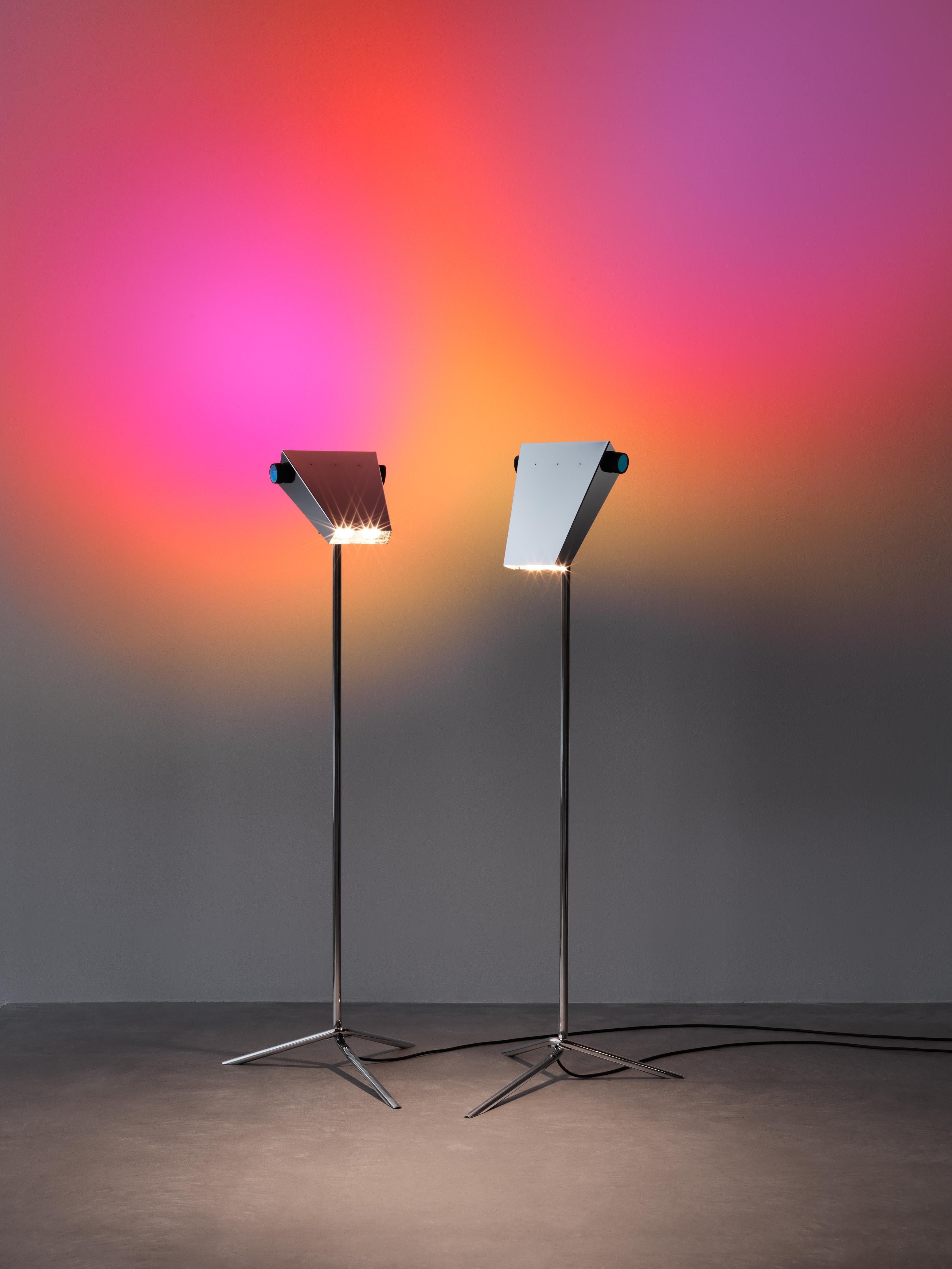 Moderne Lampe Droid exclusive en édition chromée, limitée à deux unités seulement en vente