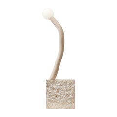 Lámpara de mesa de piedra caliza y nailon de edición exclusiva de Hot wire extension