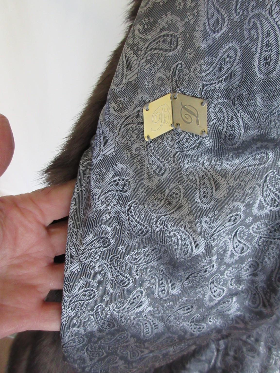 Exclusive Fisher Sable Fur Coat For Sale 5