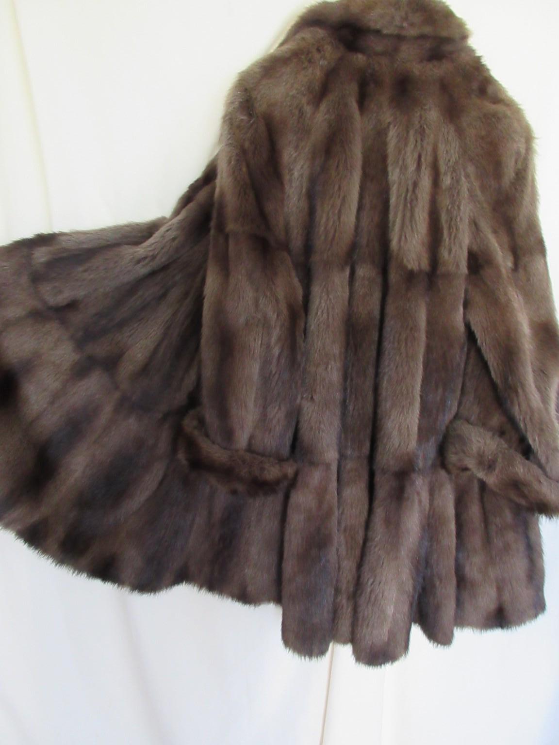 Exclusive Fisher Sable Fur Coat For Sale 6
