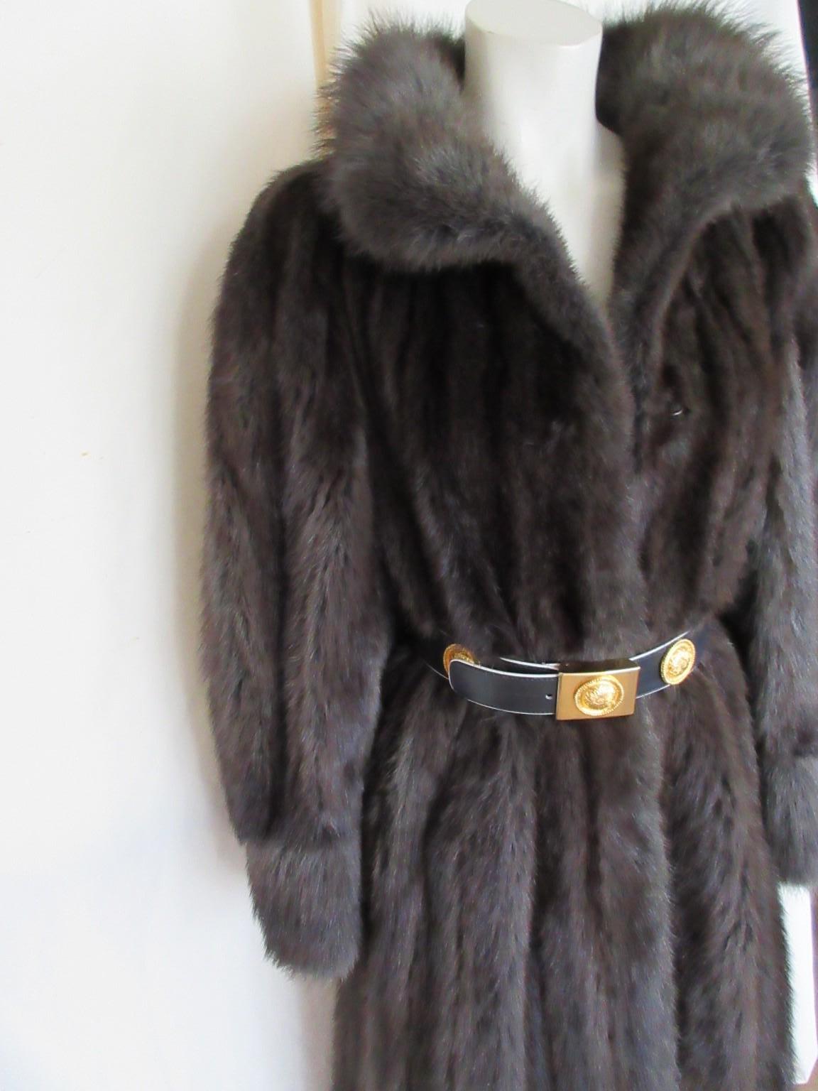 Esclusivo cappotto di pelliccia di zibellino Fisher In condizioni buone in vendita a Amsterdam, NL