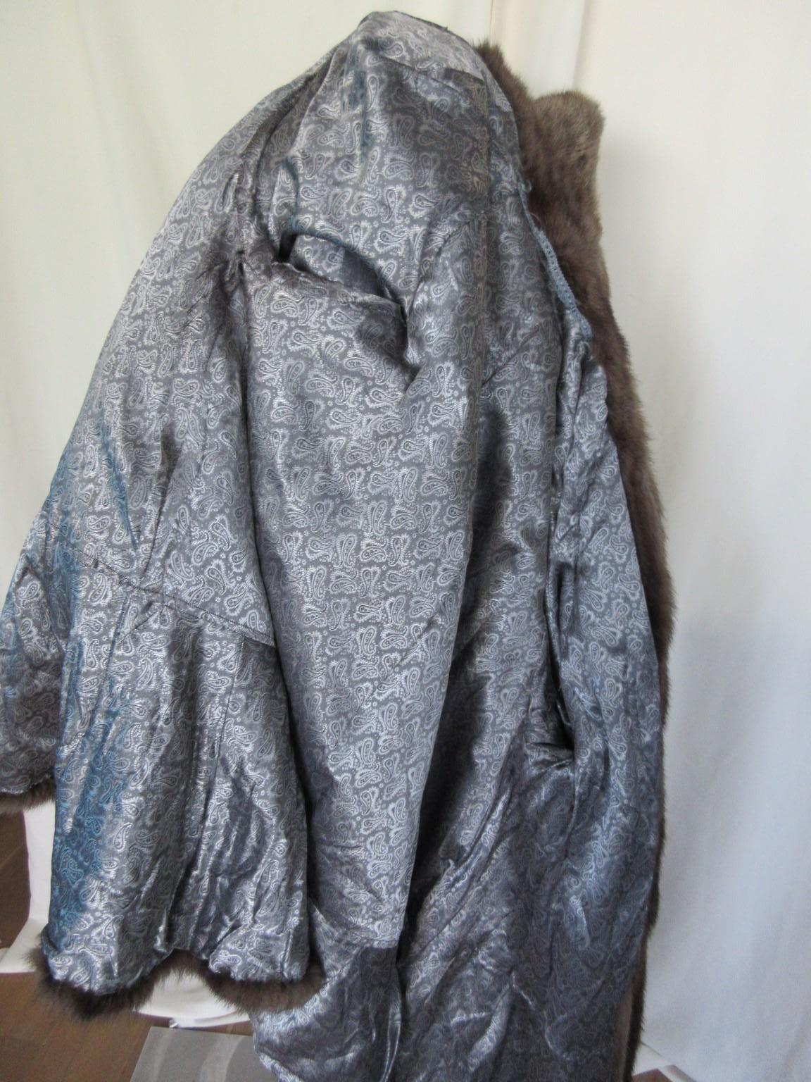Exclusive Fisher Sable Fur Coat For Sale 4