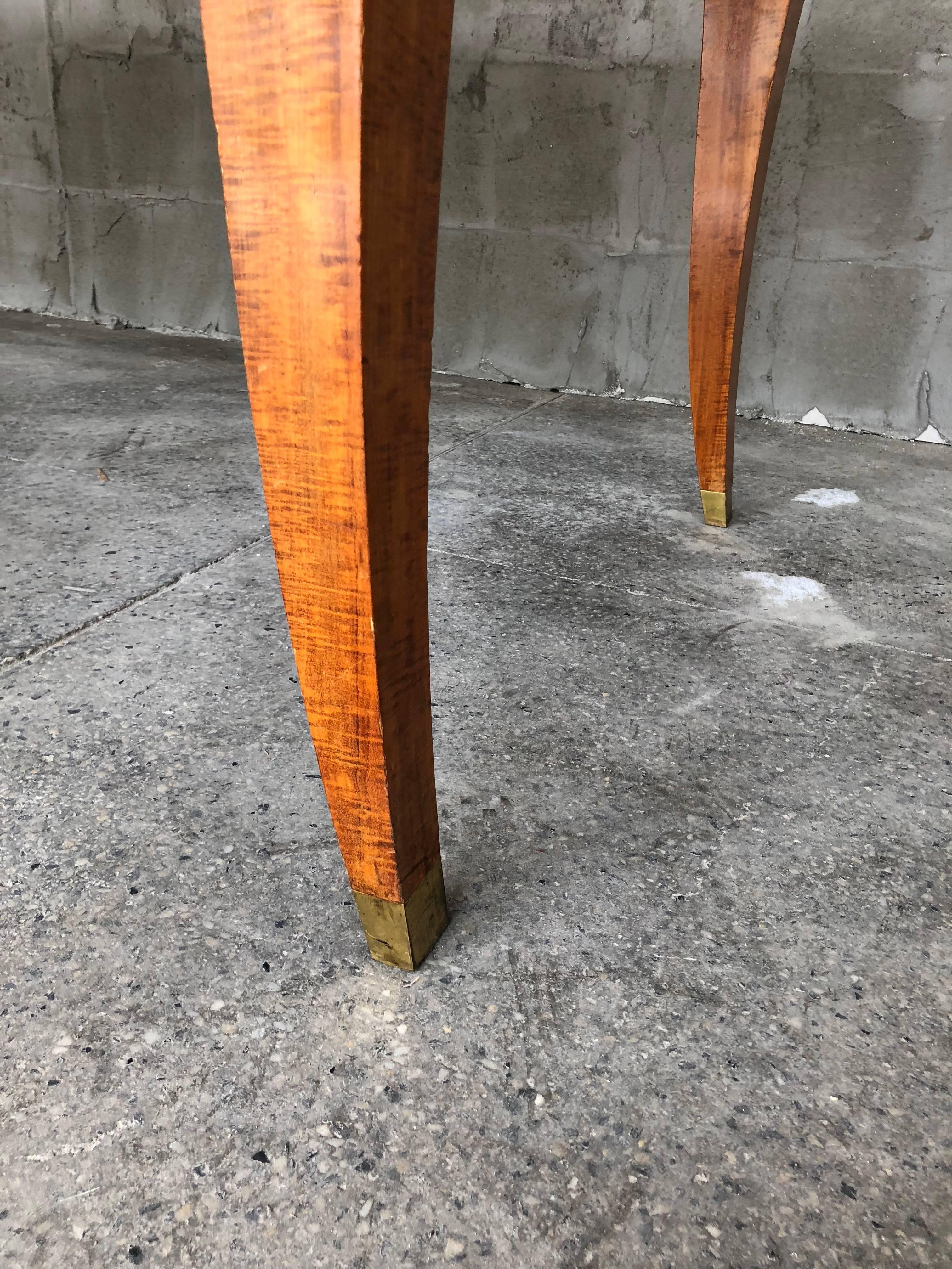 Exclusive French Dining Art Deco Eucalyptus Table in the style of Gio Ponti For Sale 6
