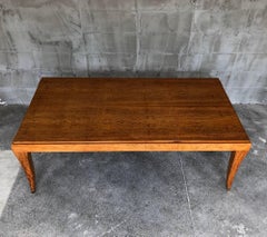 Exclusive French Dining Art Deco Eucalyptus Table in the style of Gio Ponti