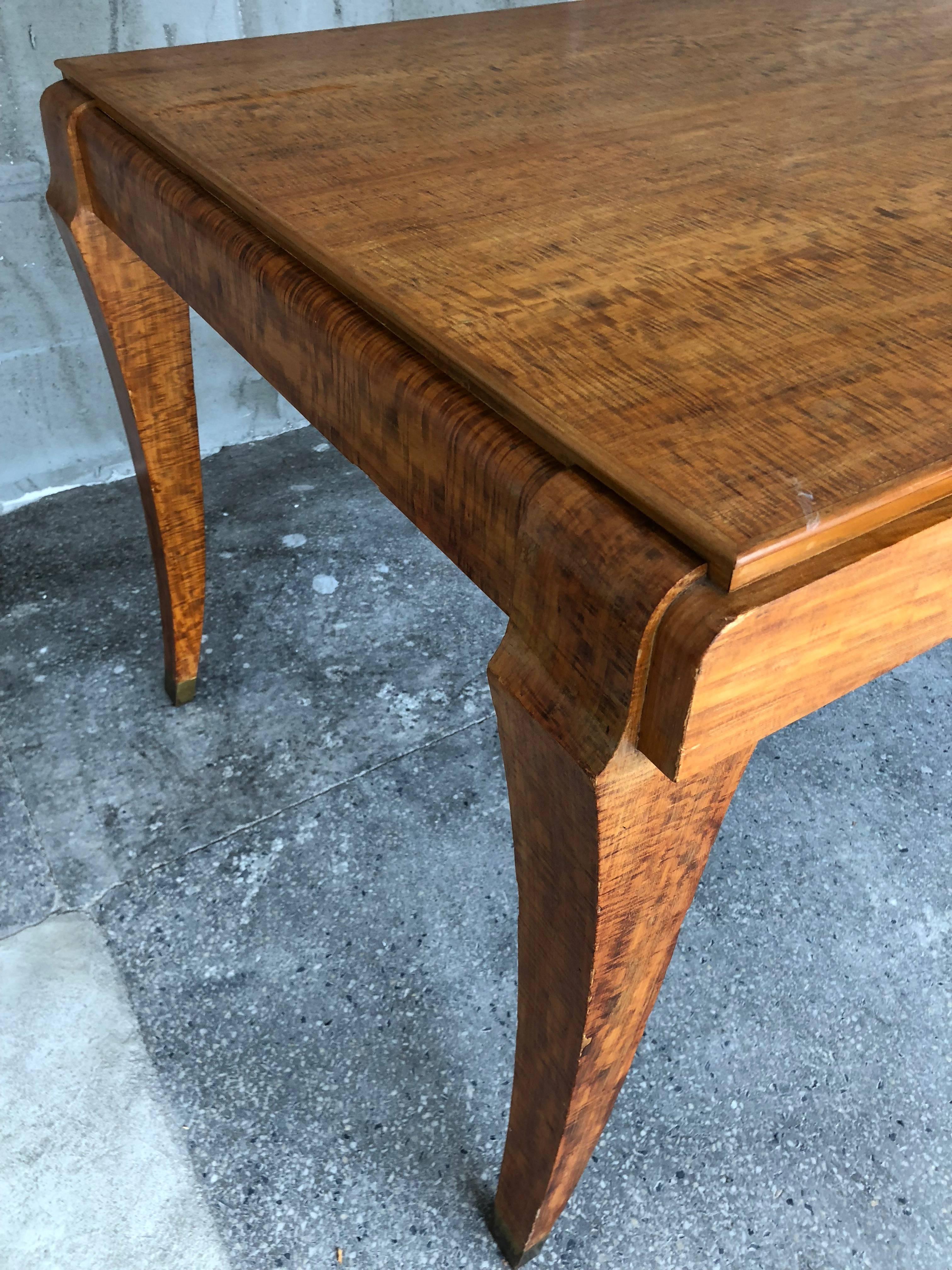 Exclusive French Dining Art Deco Eucalyptus Table in the style of Gio Ponti For Sale 3