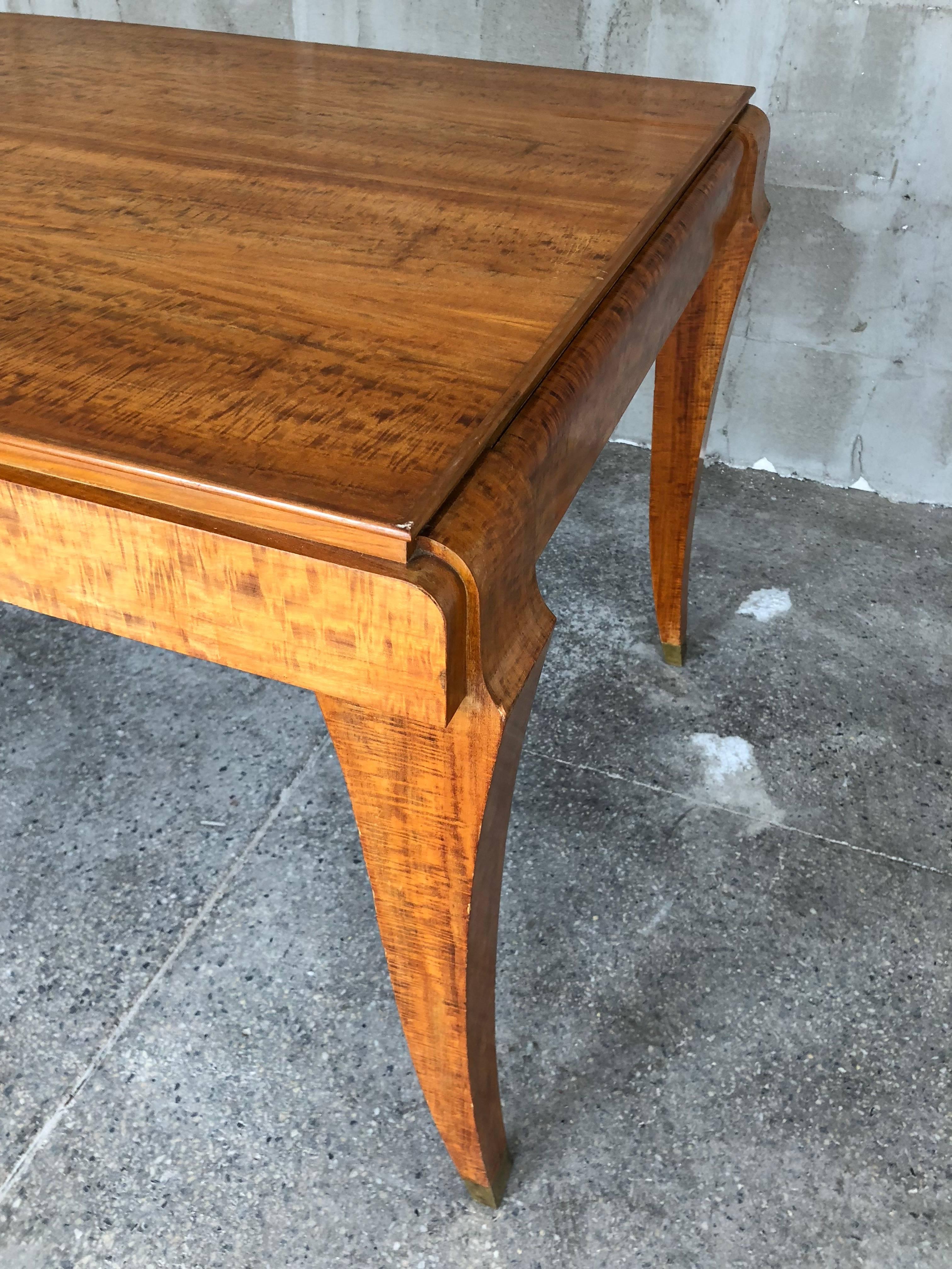 Exclusive French Dining Art Deco Eucalyptus Table in the style of Gio Ponti For Sale 4
