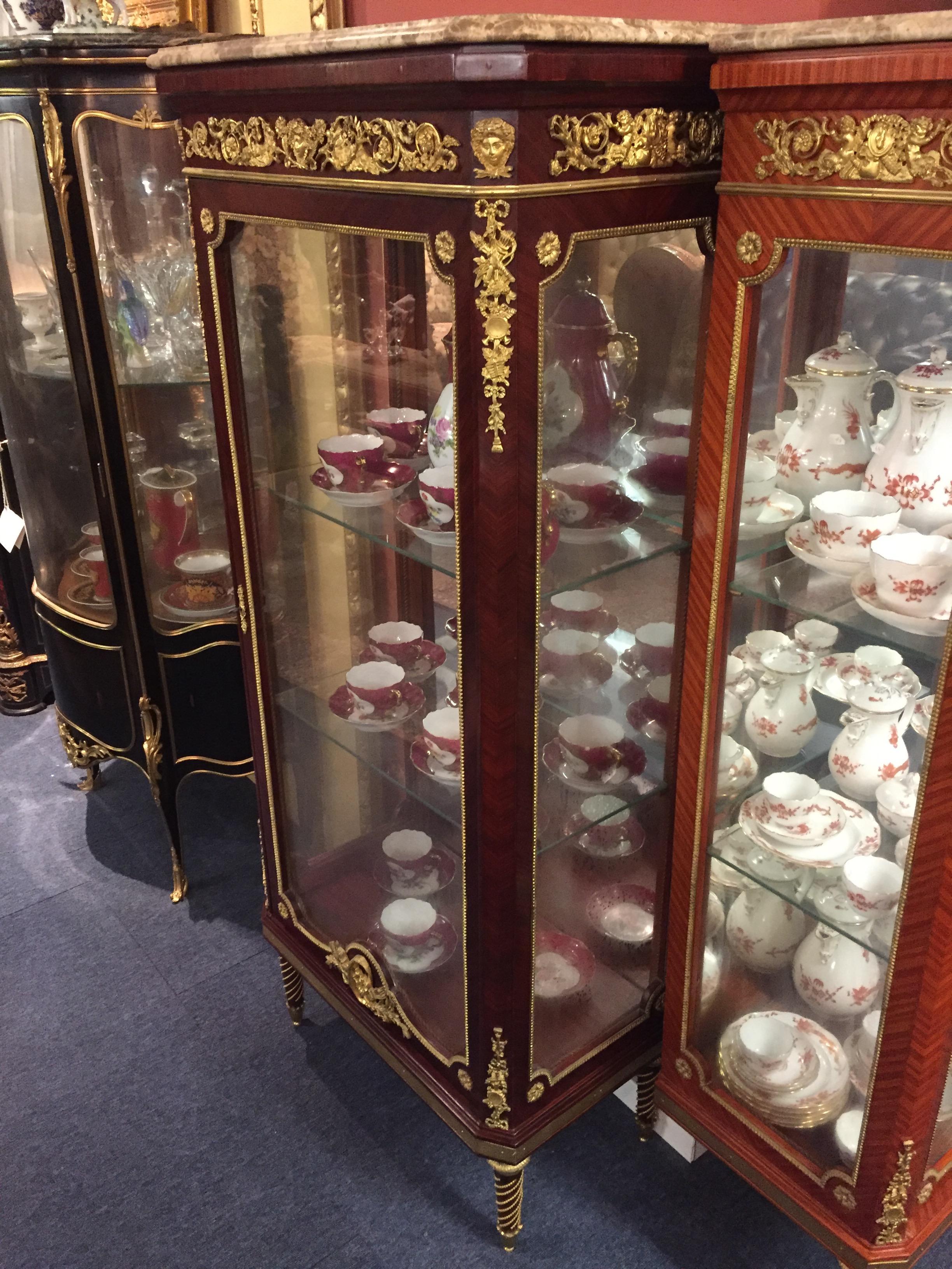 Exclusive French Vitrine in Louis XVI Style 2