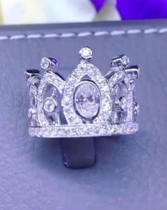 Exclusive GIA Certified Diamond on Crown Ring