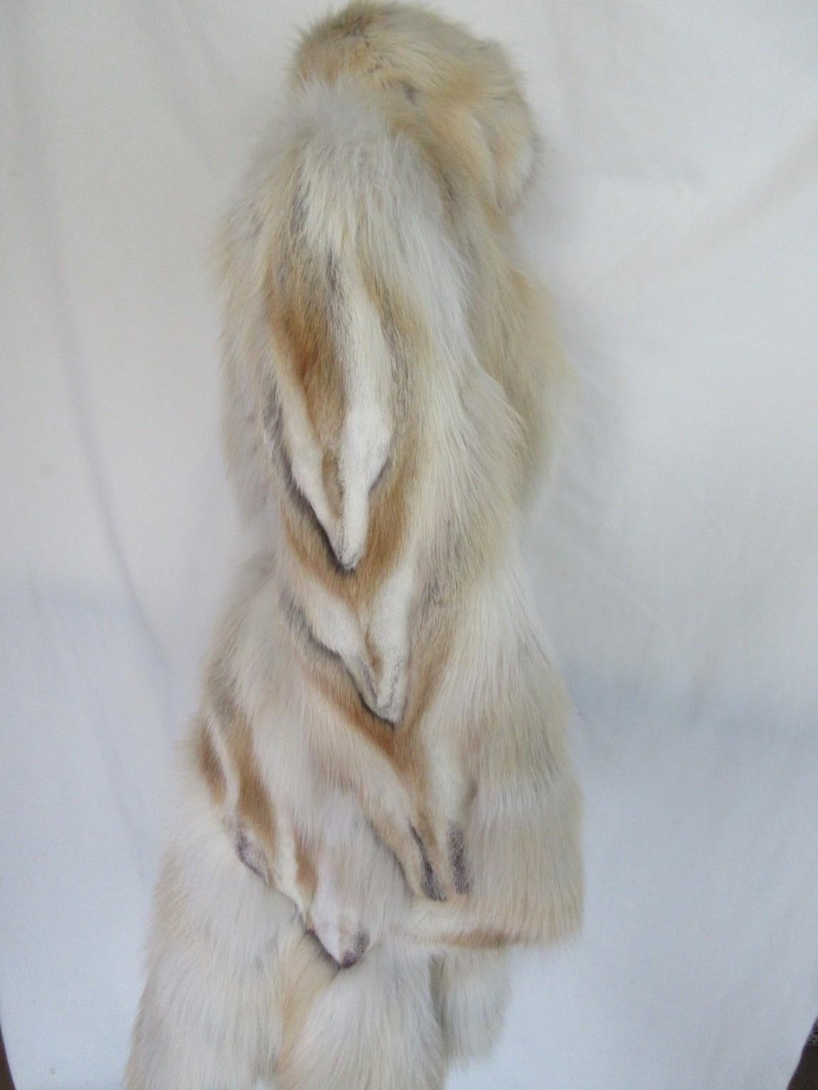 Exclusive Golden Fox Fur Coat For Sale 1