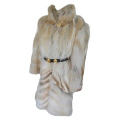 Exclusive Golden Fox Fur Coat