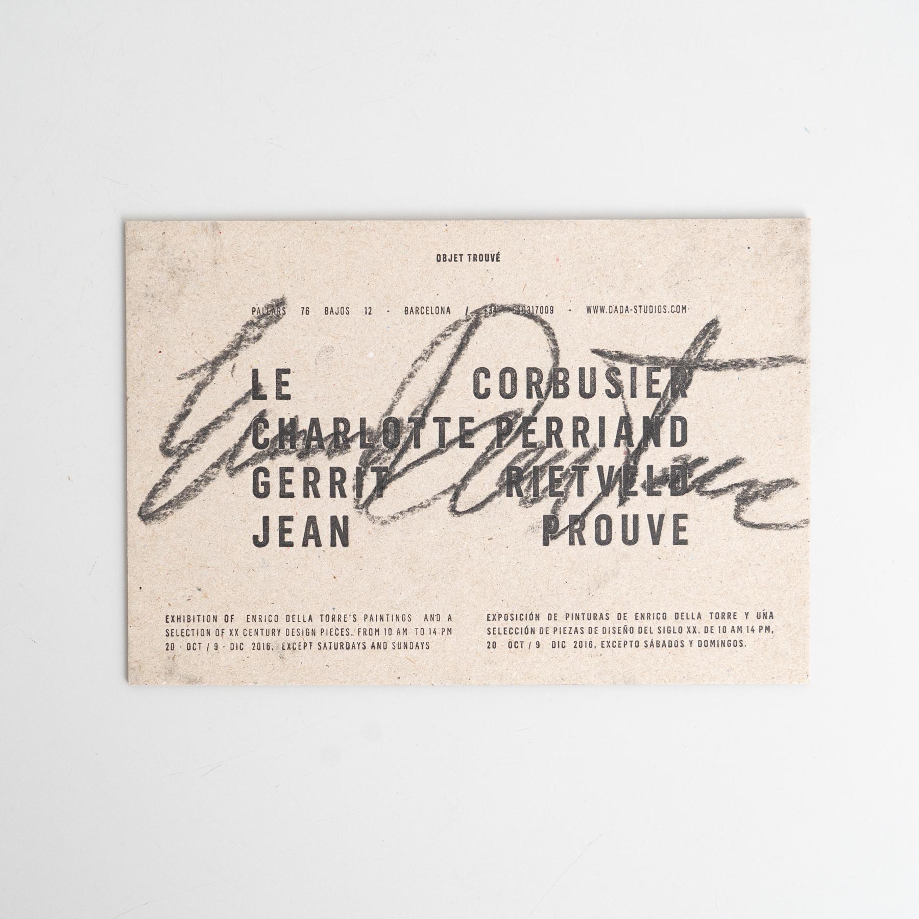 Exclusive Invitation Card Signed by Enrico Della Torre – 2016 DADA Exhibition For Sale 3