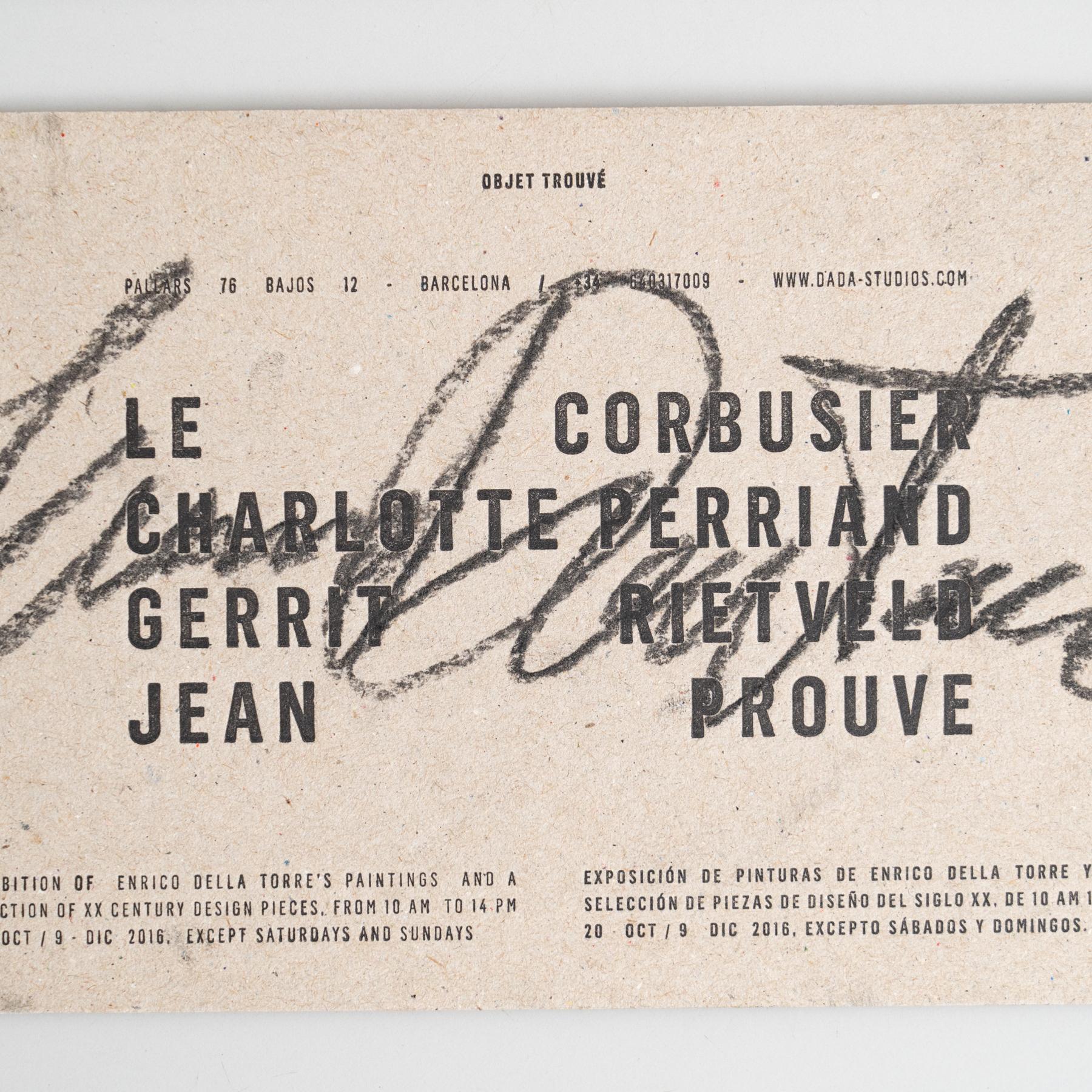 Exclusive Invitation Card Signed by Enrico Della Torre – 2016 DADA Exhibition For Sale 4