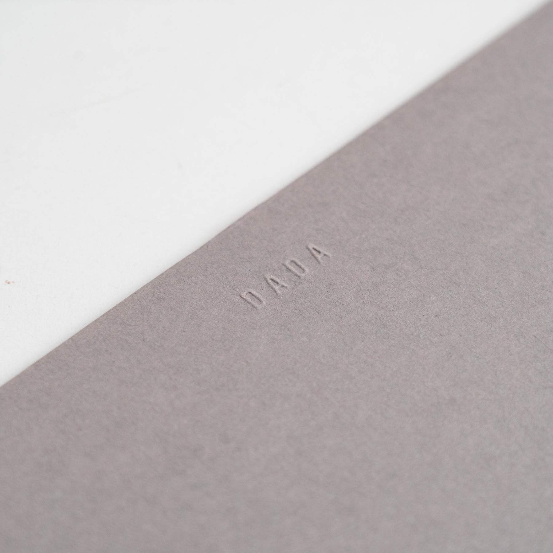 Mid-Century Modern Exclusive Invitation Card Signed by Enrico Della Torre – 2016 DADA Exhibition For Sale