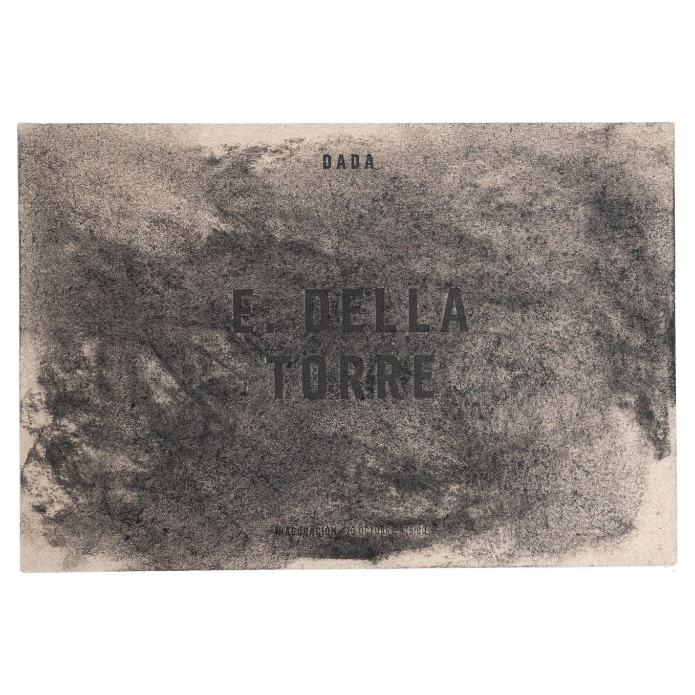 Exclusive Invitation Card Signed by Enrico Della Torre – 2016 DADA Exhibition For Sale