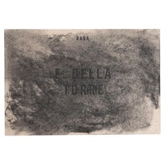 Exklusive Einladungskarte signiert von Enrico Della Torre - DADA Ausstellung 2016