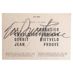 Exclusive Invitation Card Signed by Enrico Della Torre – 2016 DADA Exhibition