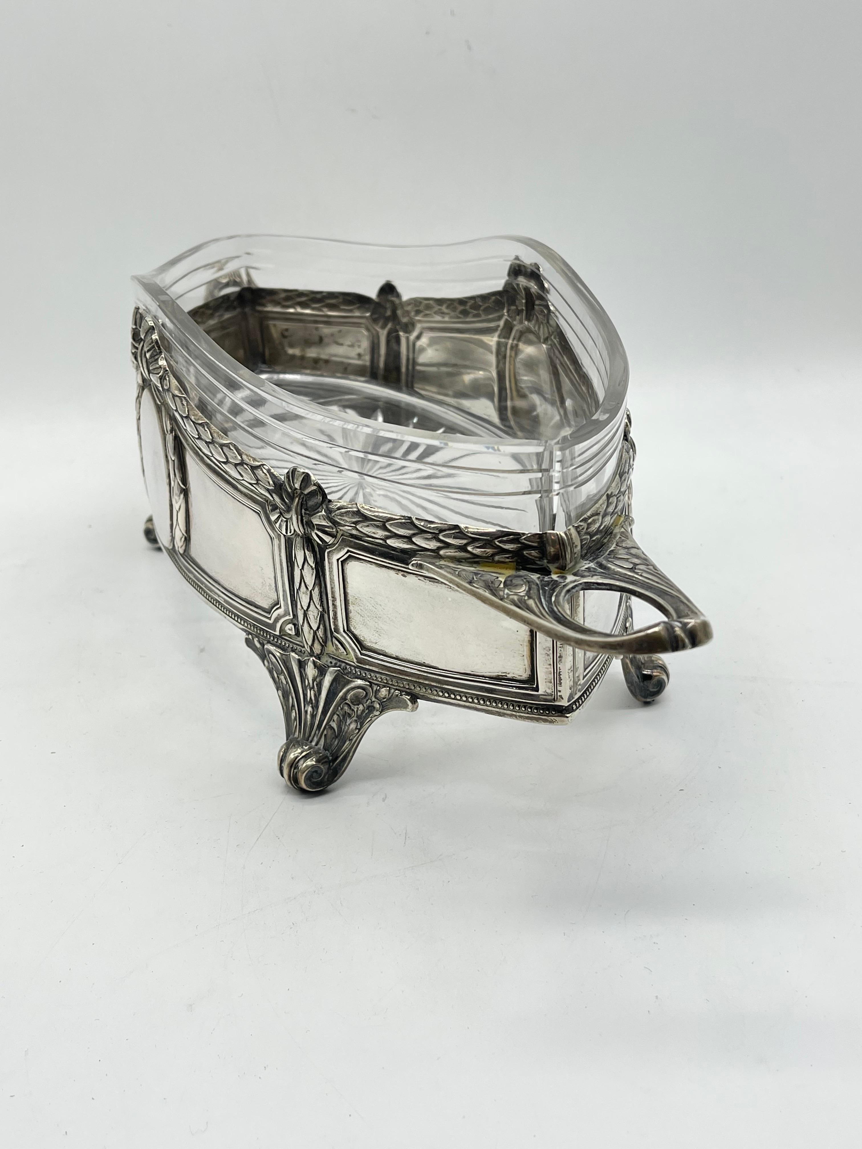 Exclusive Jardiniere Neoclassicism Germany Planter glass insert plant pot In Good Condition For Sale In Berlin, DE
