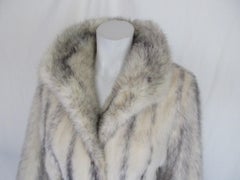 Exclusive Cross Mink Fur Coat