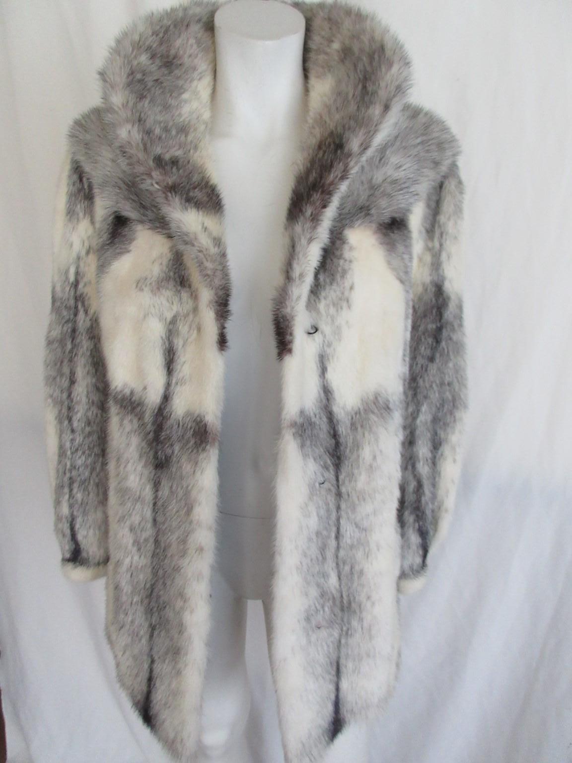 Exclusive Kohinoor Cross Mink Fur Coat 1