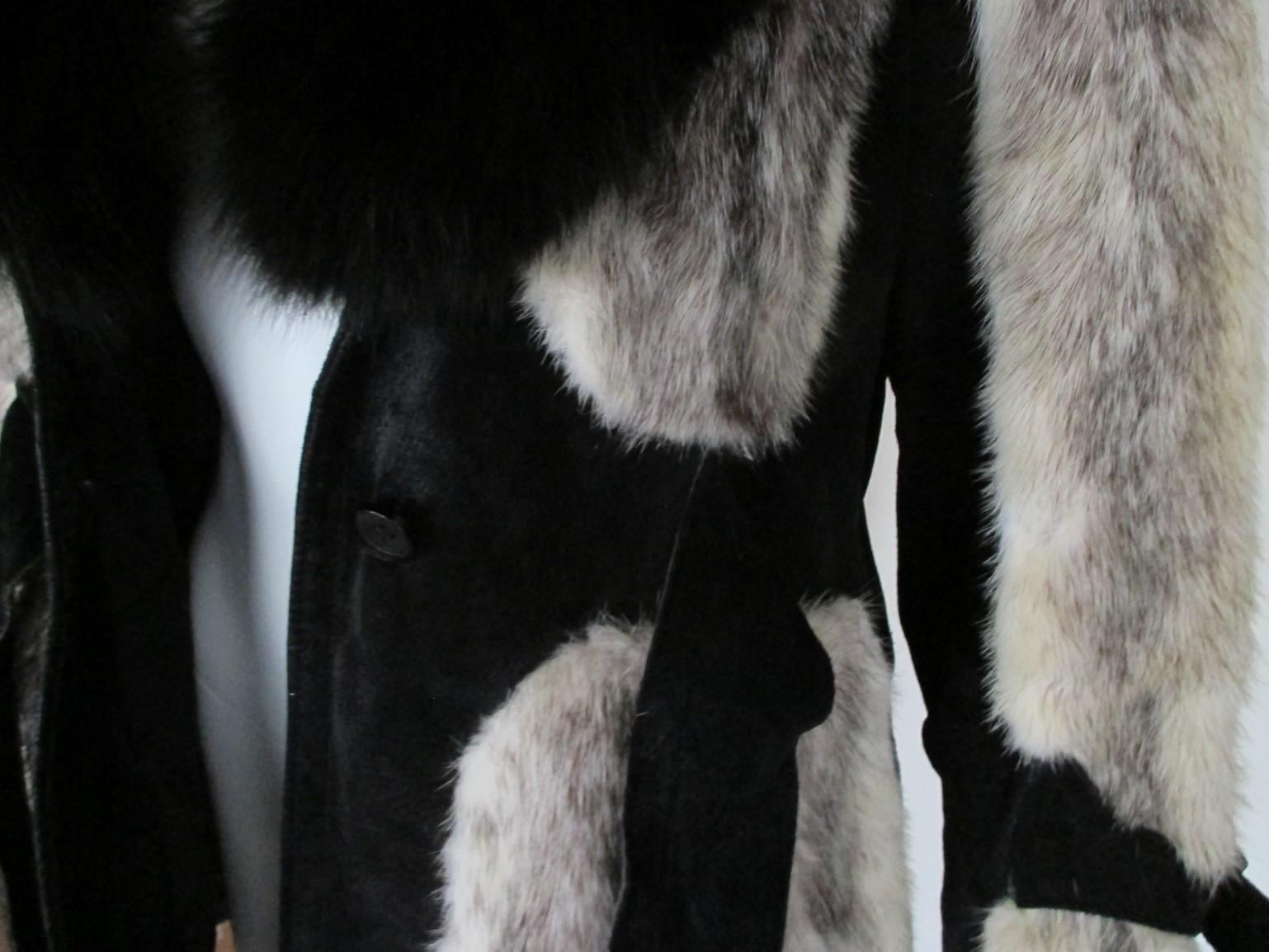 Exclusive Kohinoor Cross Mink Fur Coat For Sale 1