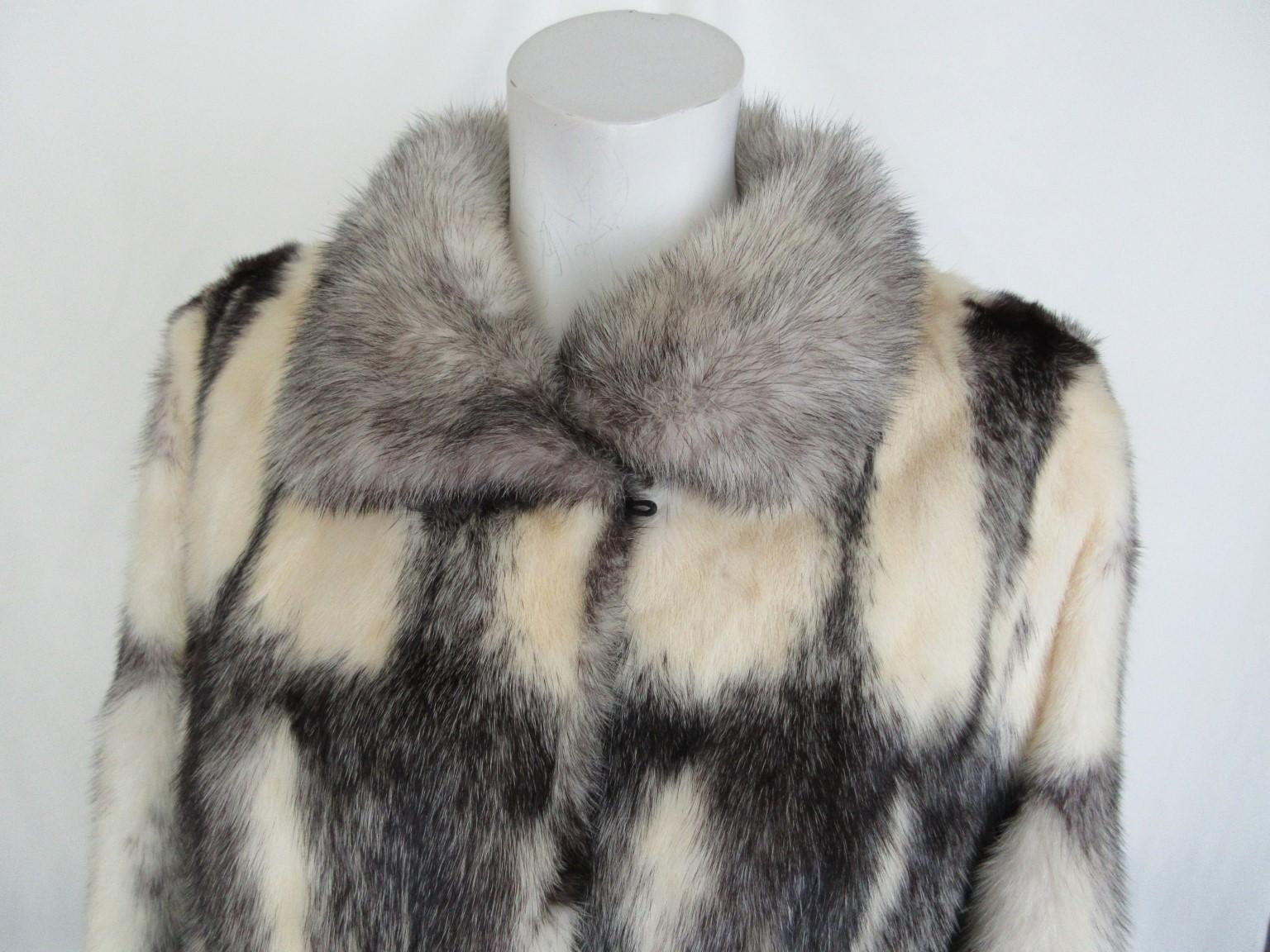 Exclusive Kohinoor Cross Mink Fur Coat For Sale 4