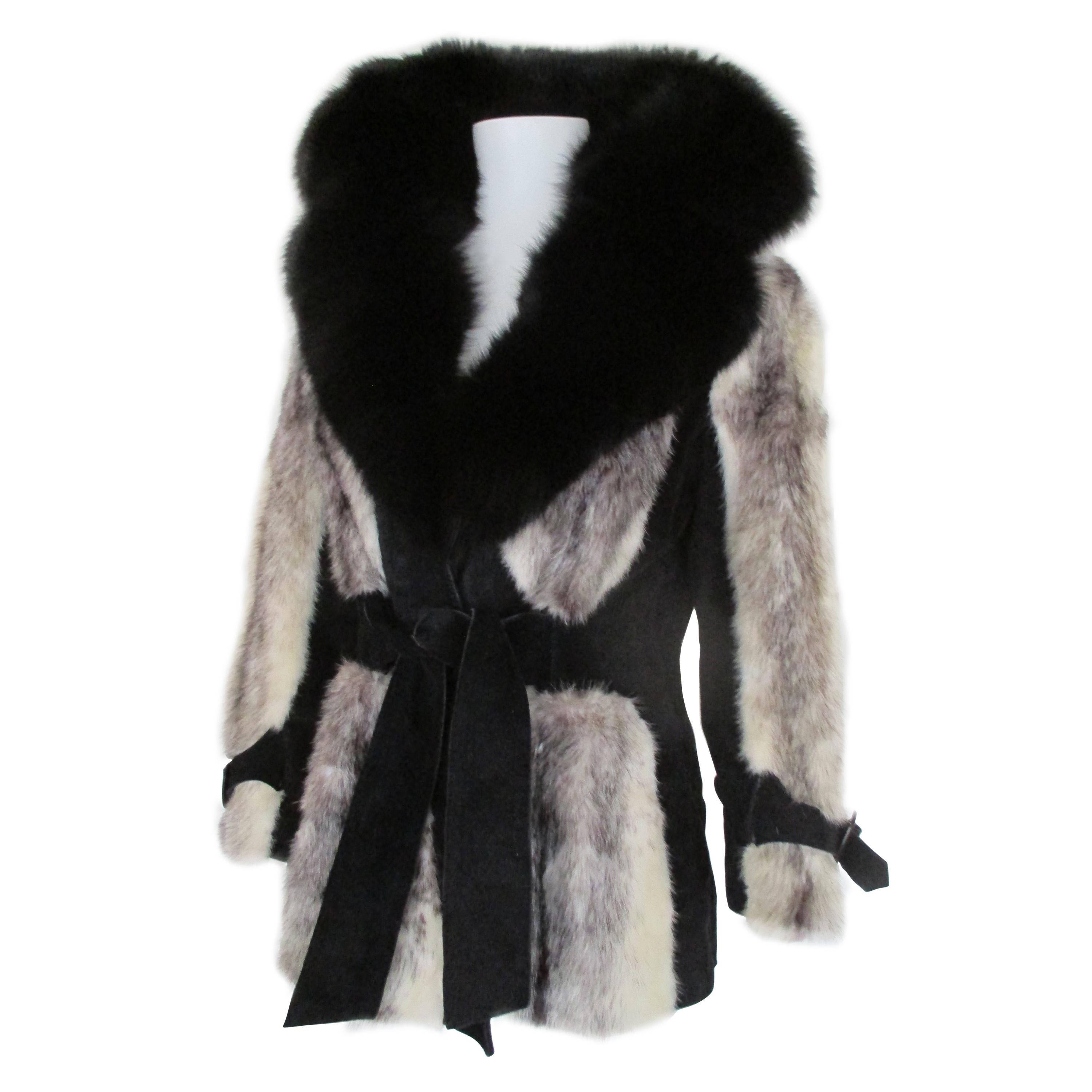 Exclusive Kohinoor Cross Mink Fur Coat For Sale