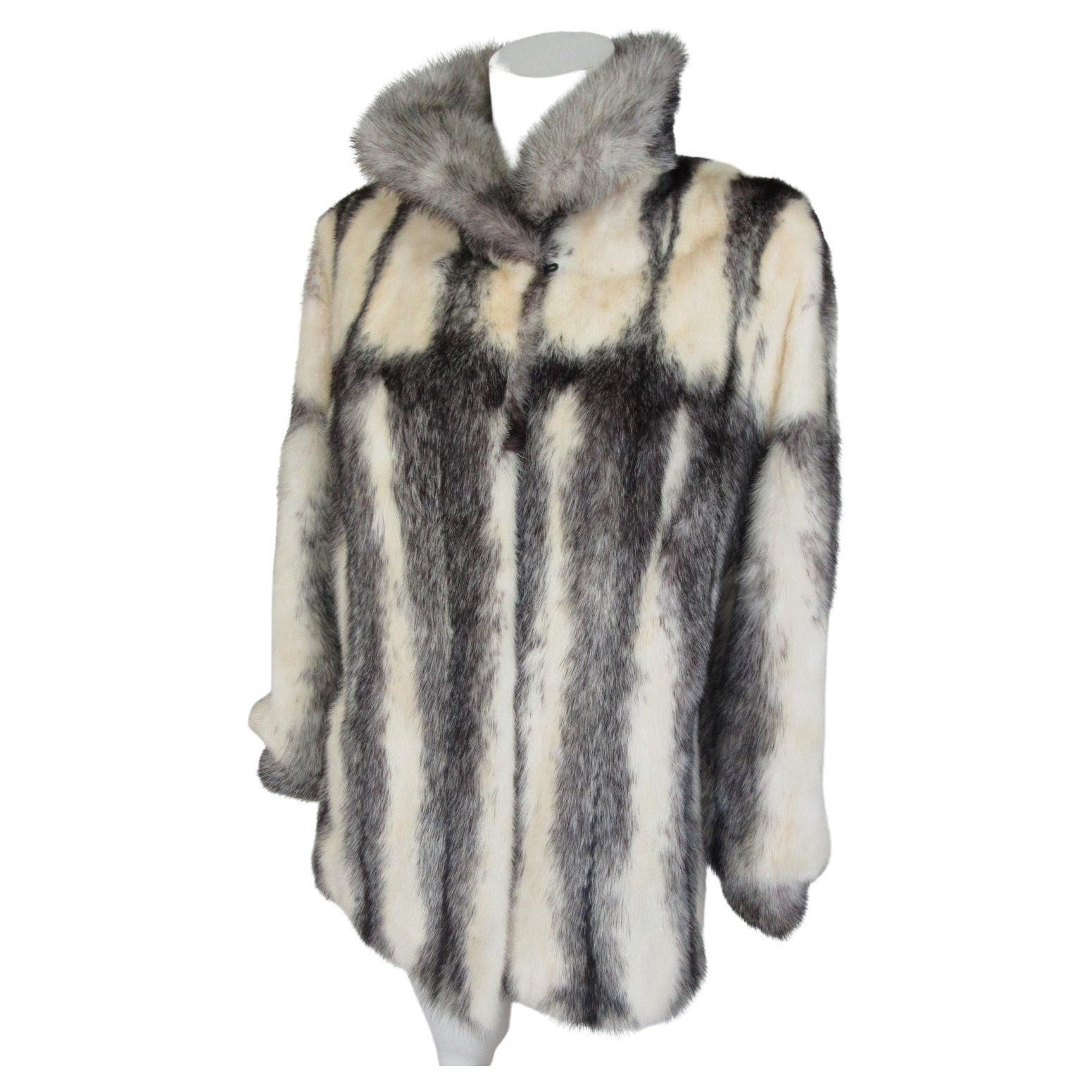 Exclusive Kohinoor Cross Mink Fur Coat